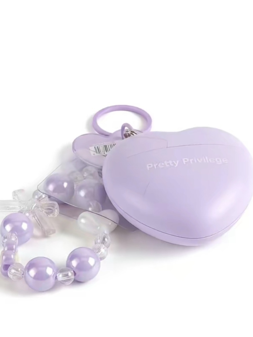 Pretty Privilege Heart Pop Moisturizing Hand Cream Keychain Bag Charm - Picture 3 of 4